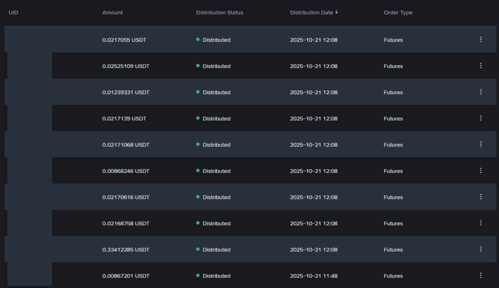 레퍼럴 수익 확인 방법