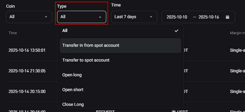비트겟 입출금 내역 확인 방법