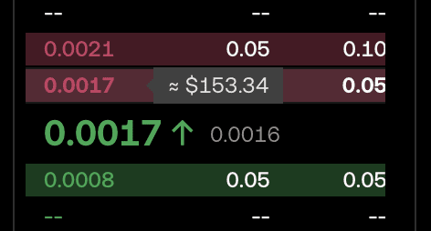 가격 확인 및 콜/풋 매수하기